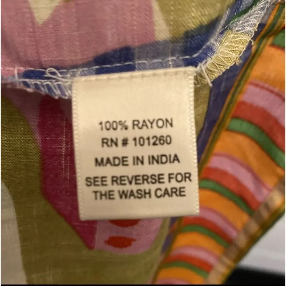 True Destinations Maxi Dress Palm Scenic Strapless Coverup Tropical Women M New - Picture 10 of 10